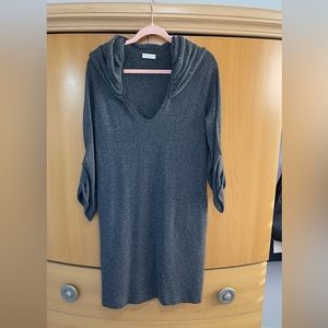 Brunello Cucinelli Cashmere Sweater Dress Slouchy Casual with Pockets